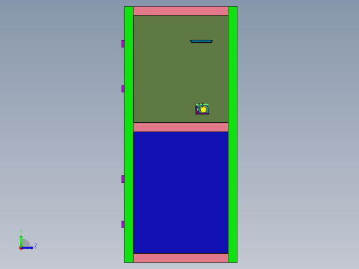 大号电池剥皮机左视缩略图
