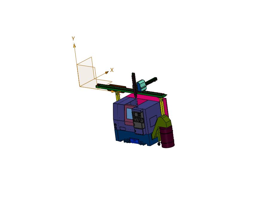 数控机床上下料搬运的机械臂