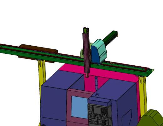 数控机床上下料搬运的机械臂缩略图