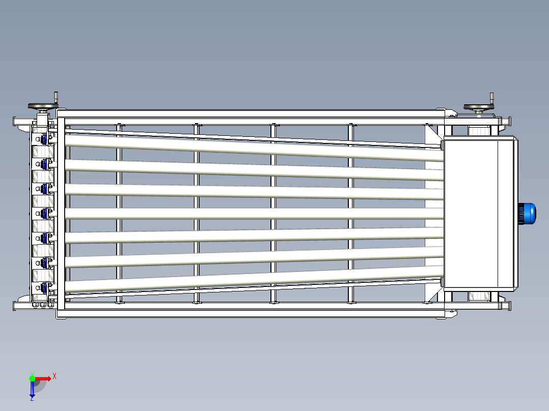 滚筒平地机俯视图