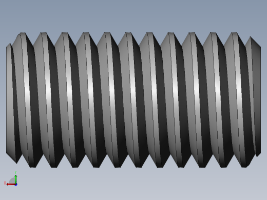 DIN 913-ISO 4026 固定螺钉-M8 L=15.SLDPRT后视缩略图