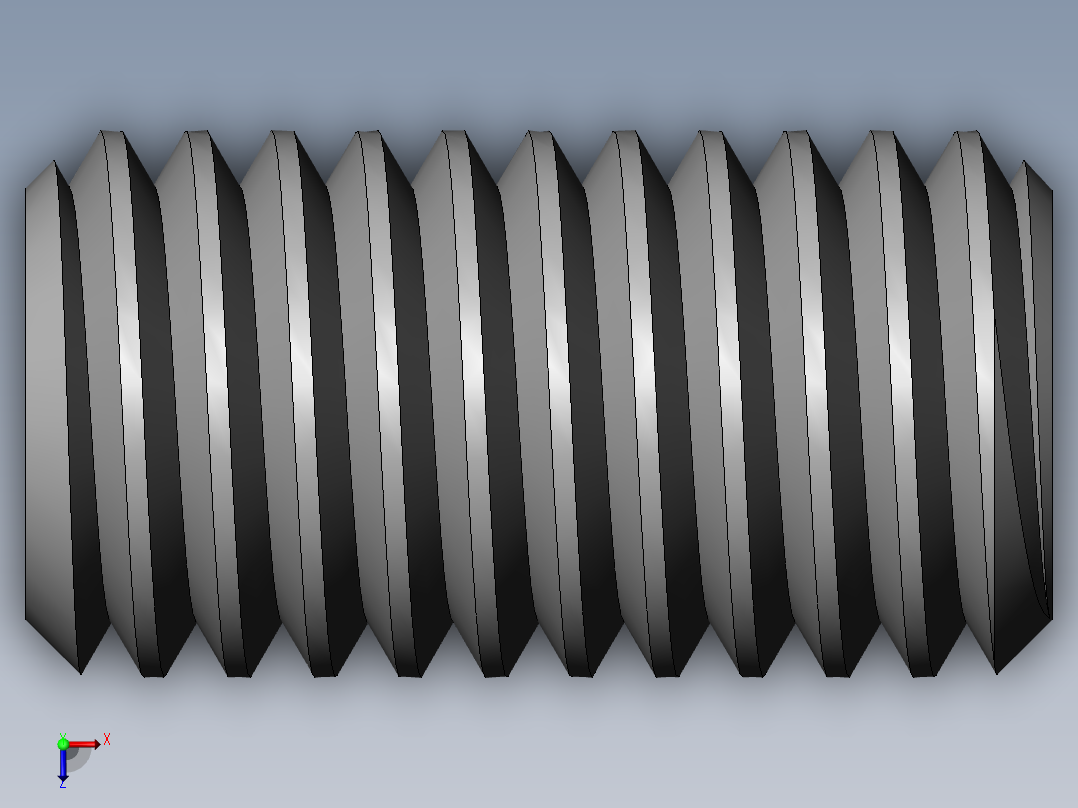 DIN 913-ISO 4026 固定螺钉-M8 L=15.SLDPRT俯视图