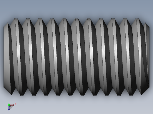DIN 913-ISO 4026 固定螺钉-M8 L=15.SLDPRT俯视缩略图