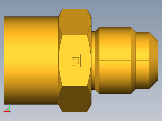 扩口式工业通用硬管接头Female Connector 46F-8-8后视缩略图