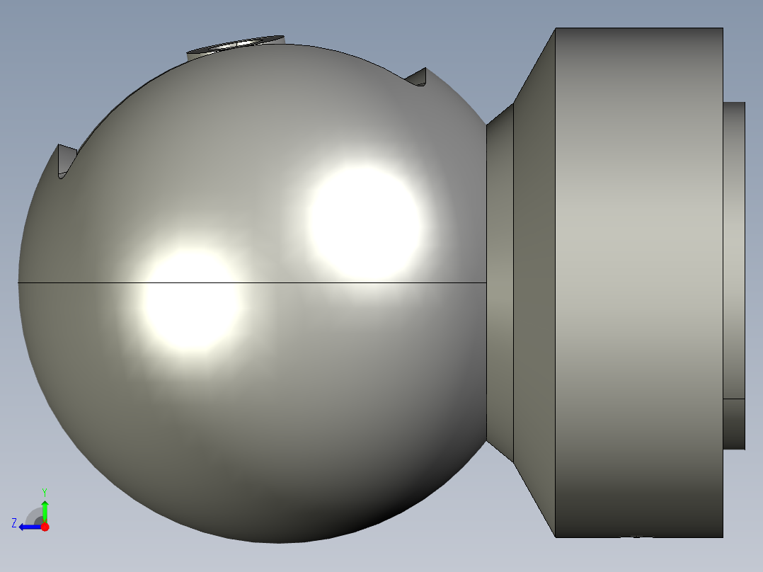 Kasa WiFi摄像头模型右视图