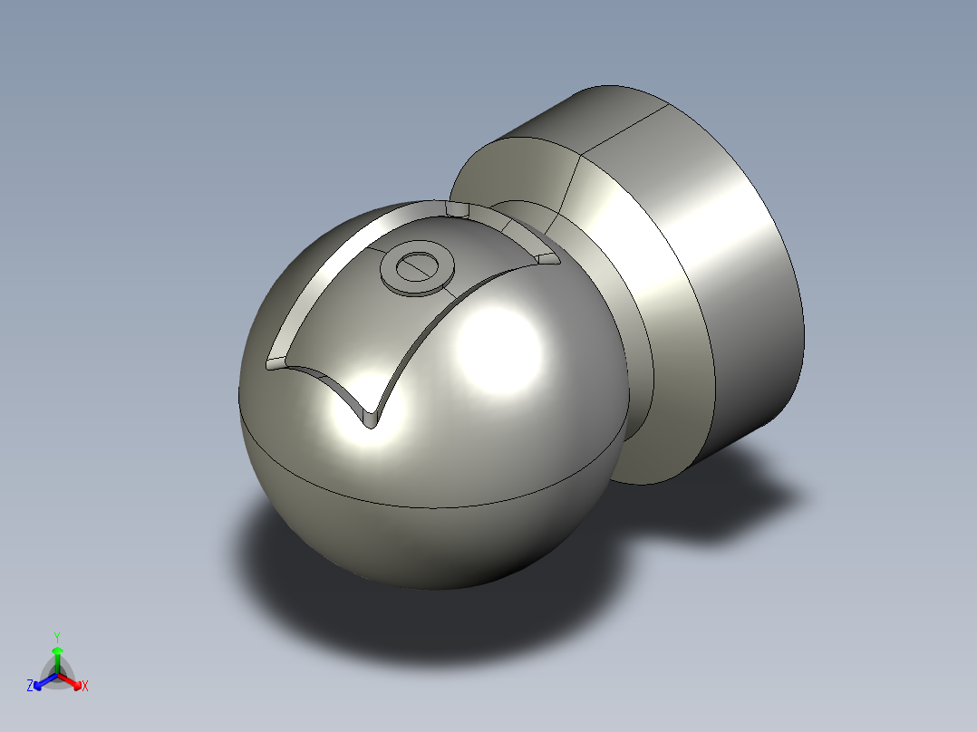 Kasa WiFi摄像头模型正等轴测图