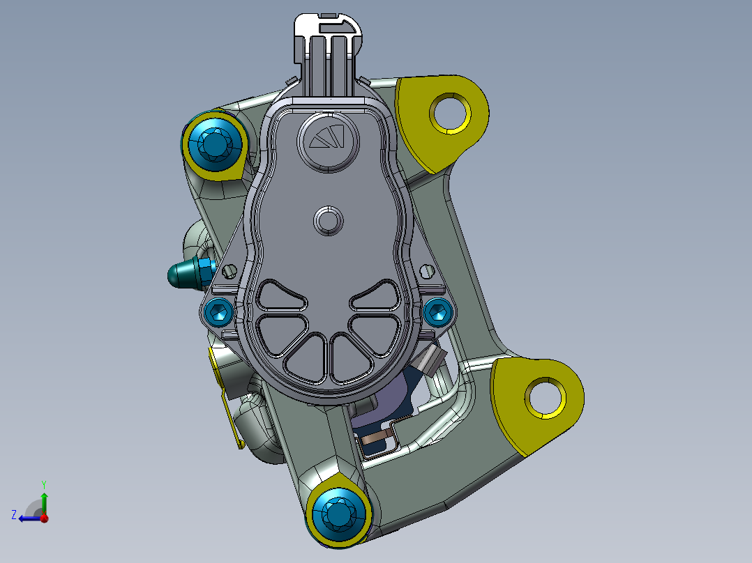 汽车制动器右视图