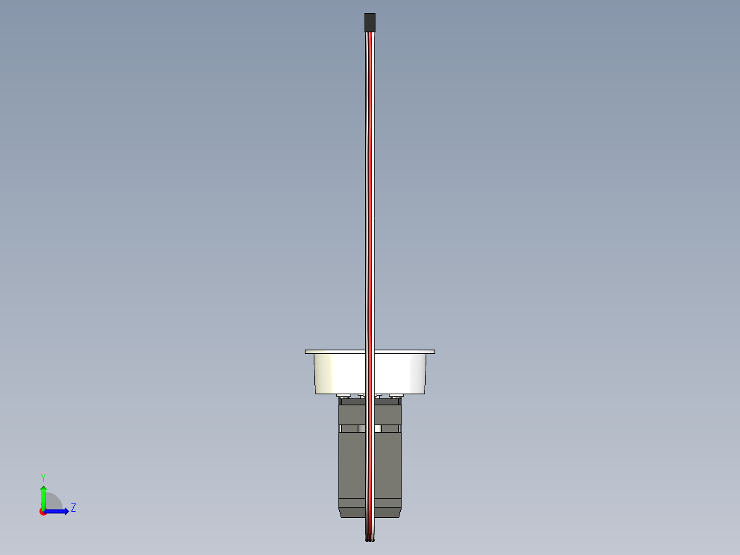遥控帆船伺服绞车--stp左视图
