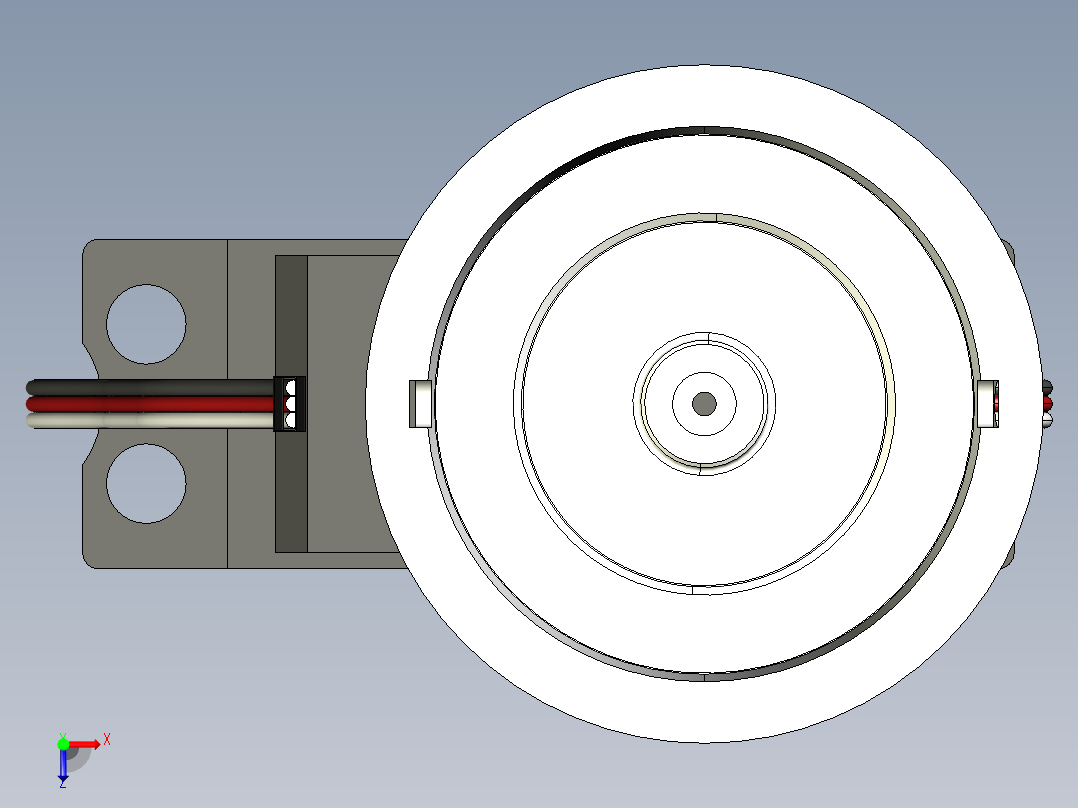 遥控帆船伺服绞车--stp俯视图