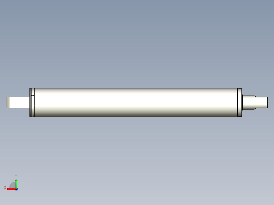 液压缸 油缸 (3)后视图