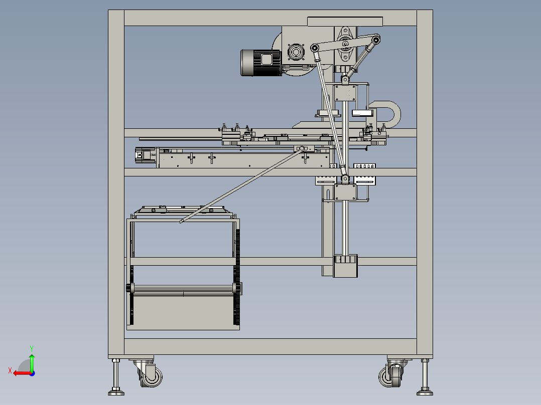 自动上下料贴合设备后视图