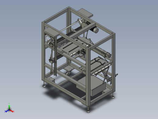 自动上下料贴合设备正等轴测缩略图