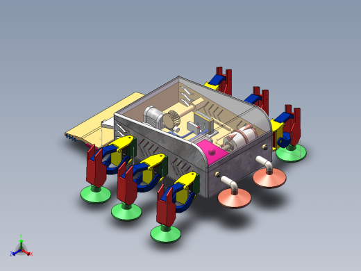 擦窗机器人SW三维正等轴测缩略图