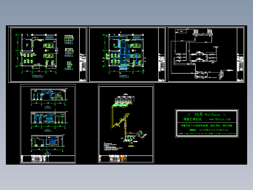 冷冻机房完整施工图