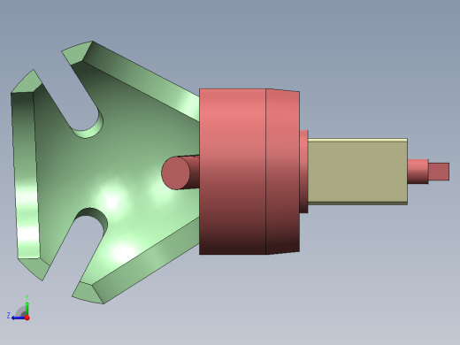 立体间歇机构右视缩略图