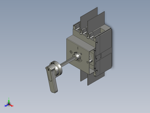 NDM3Z-250V-3P断路器+手操CS1-A
