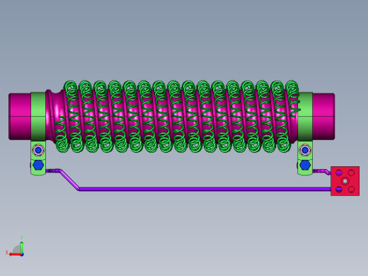 圆柱形瓷管大功率绕线电阻器后视缩略图