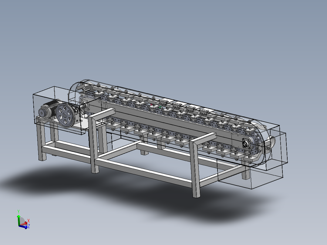 苹果自动称量分级机SW三维图