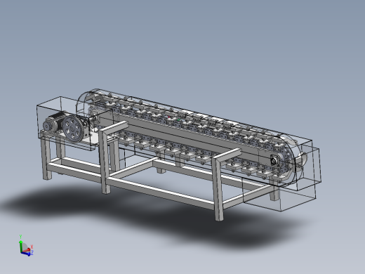 苹果自动称量分级机SW三维图