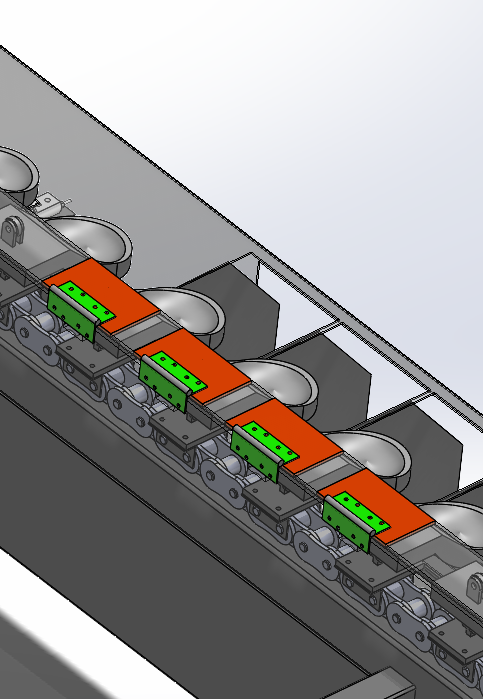 苹果自动称量分级机SW三维图