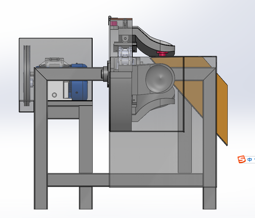 苹果自动称量分级机SW三维图