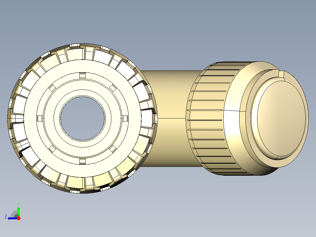 1RVUIM 与承插焊女性联盟末端过滤器沉积物，公制系列右视图