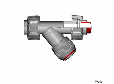 1RVUIM 与承插焊女性联盟末端过滤器沉积物，公制系列