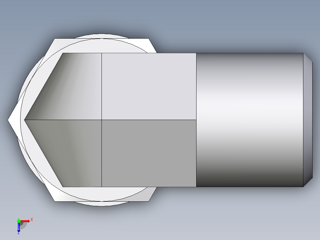 卡套式工业通用硬管接头EO_Adjustable_Locknut_elbow_WEE06SMOROMDCF俯视图