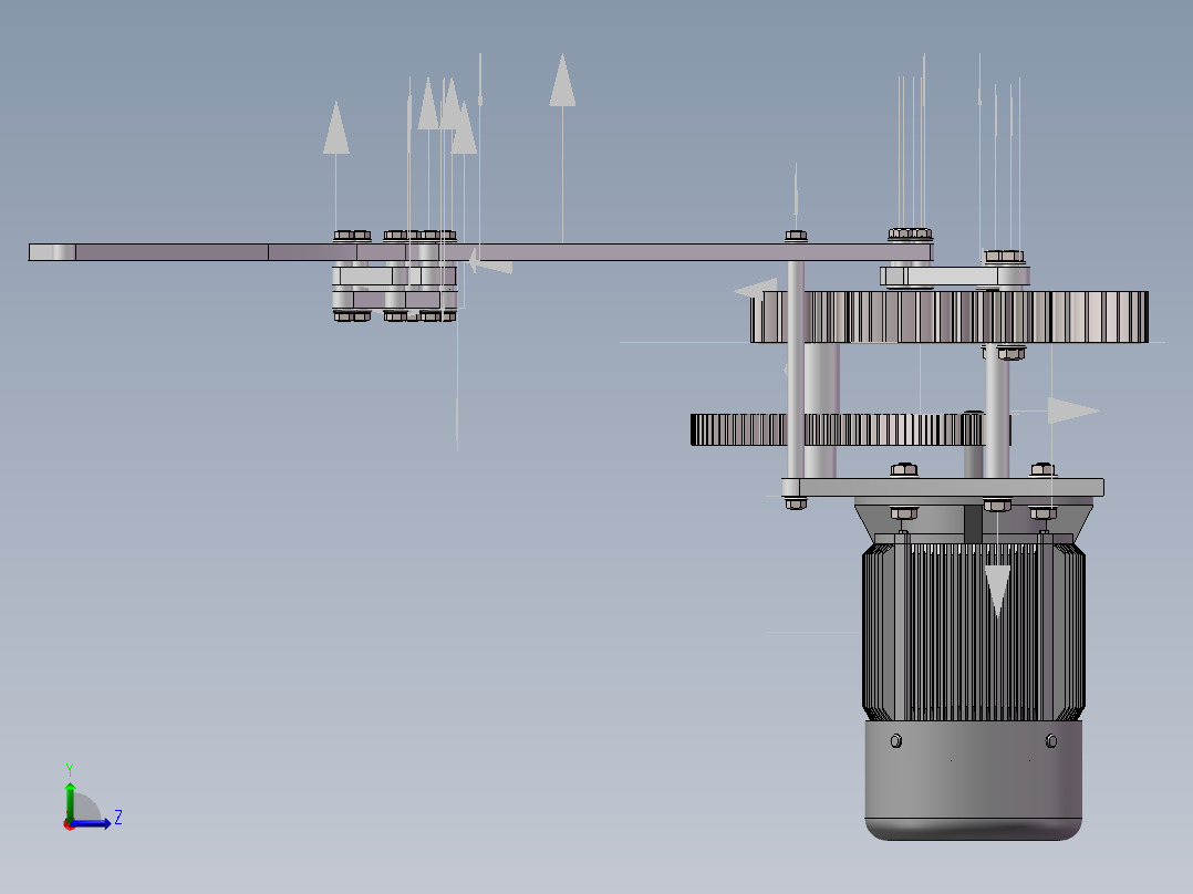 仿生鸟动态仿真三维SW左视图