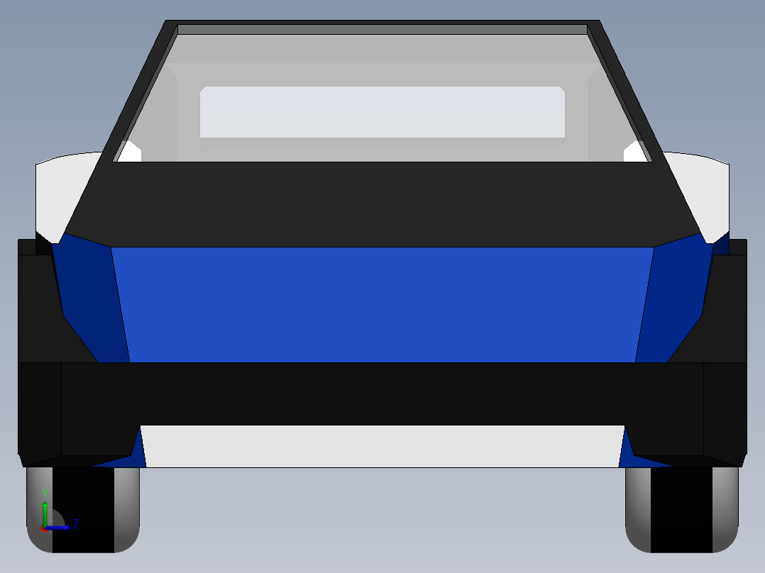 特斯拉汽车模型左视图