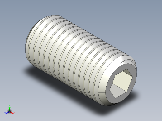 DIN 913-ISO 4026 固定螺钉-M20 L=40.STEP