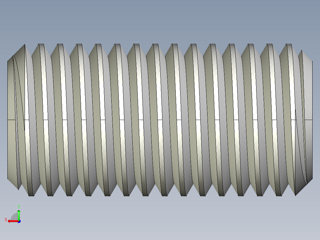 DIN 913-ISO 4026 固定螺钉-M20 L=40.STEP后视图