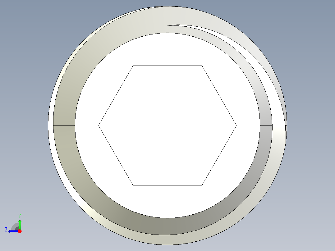 DIN 913-ISO 4026 固定螺钉-M20 L=40.STEP右视图