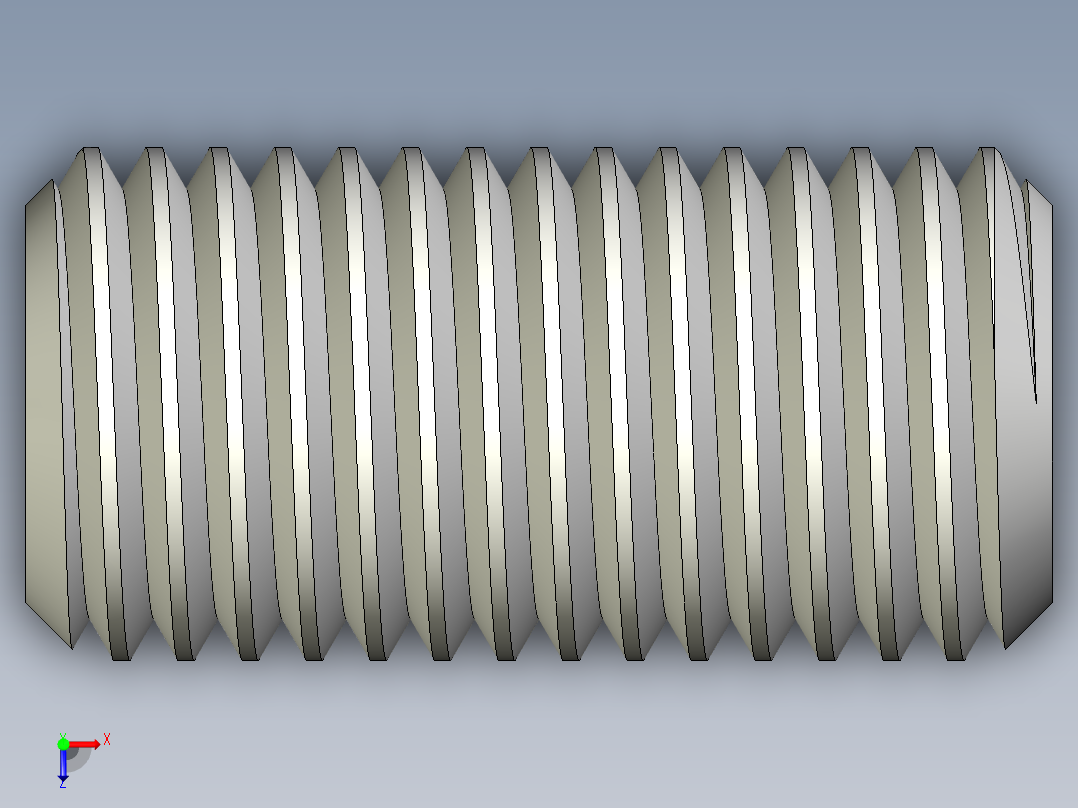 DIN 913-ISO 4026 固定螺钉-M20 L=40.STEP俯视图