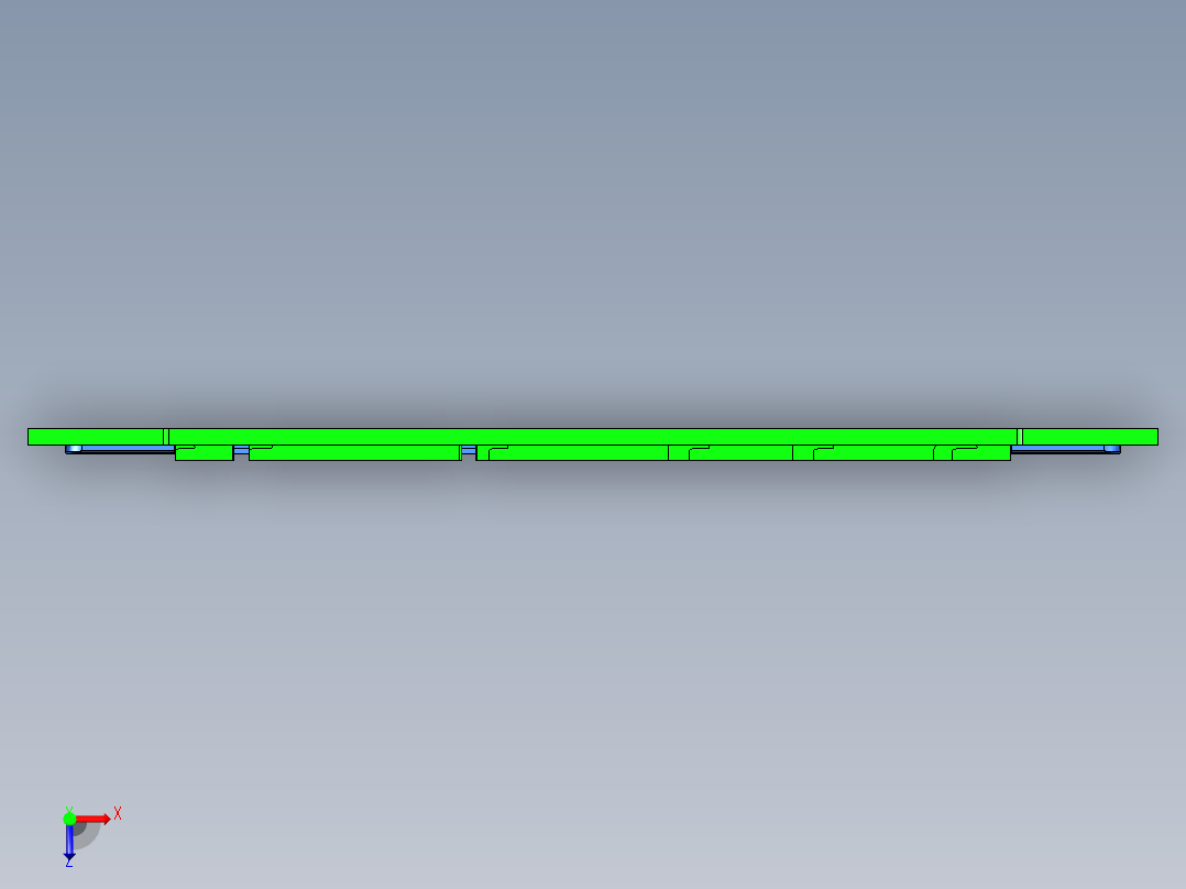 ZAZ00-A-笔记本CNC工装夹具三维模型CNC3-2014-8-14俯视图