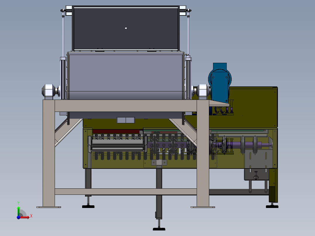 大型精密复合搅拌机sw17前视图