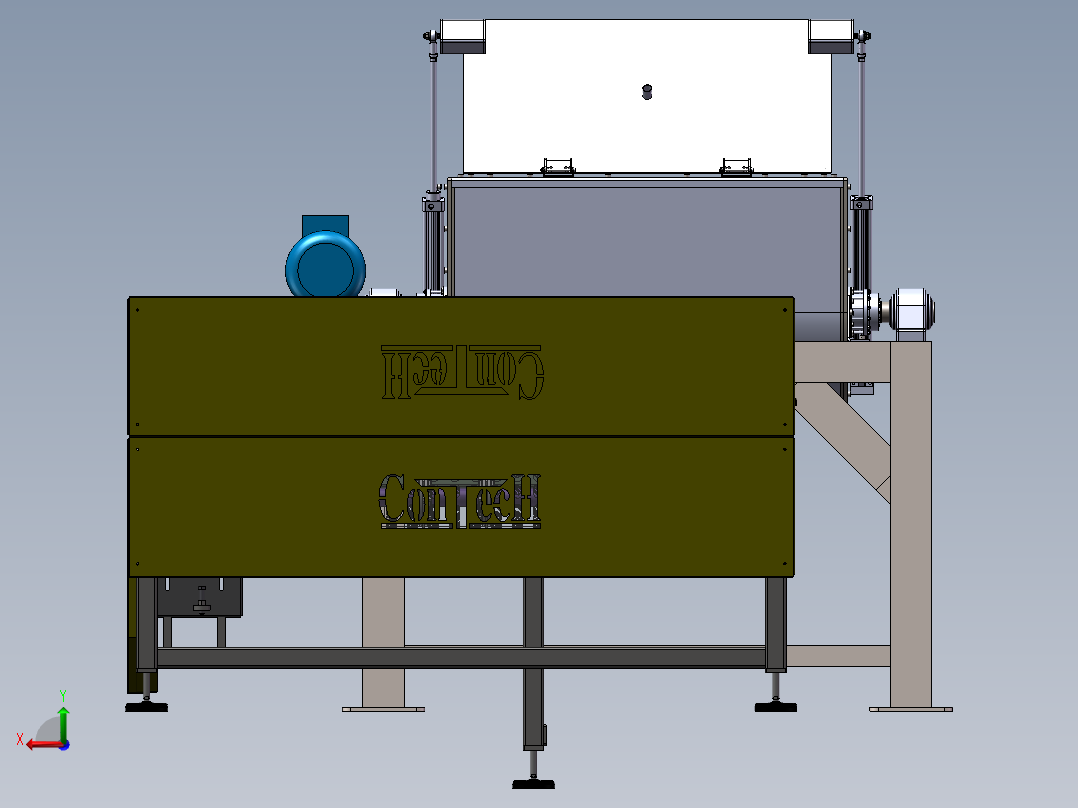 大型精密复合搅拌机sw17后视图