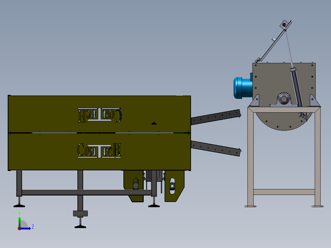 大型精密复合搅拌机sw17左视图