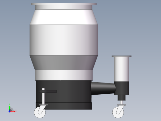 KT-630高真空油扩散泵(沈阳真龙)前视缩略图