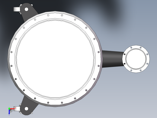 KT-630高真空油扩散泵(沈阳真龙)俯视缩略图
