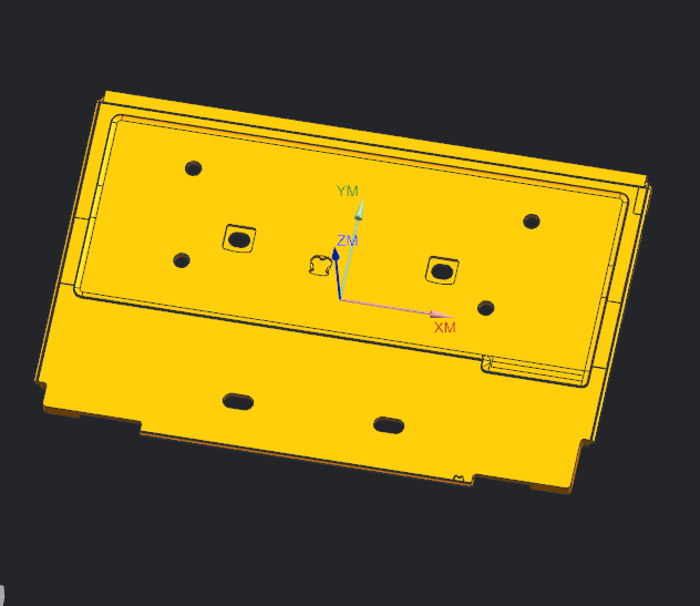 金属外壳CNC加工铣外观面编程模型