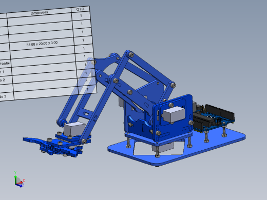 MeArm V1.0机械臂sw23可编辑