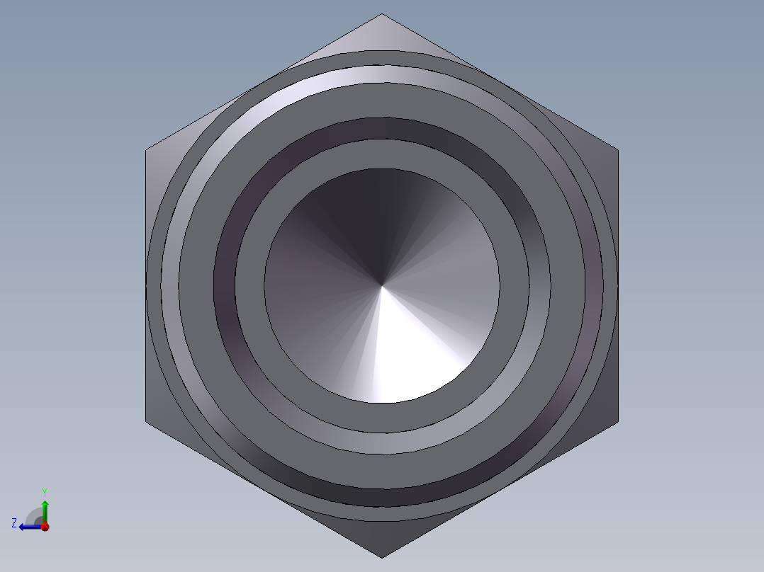 堵头 4C+4D 管端堵、4D-30右视图