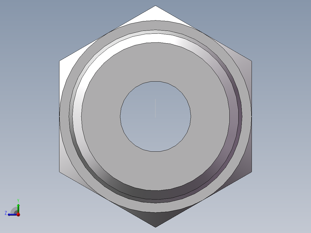 英制锥管螺纹直接头、1DT-18-06SP非标右视图