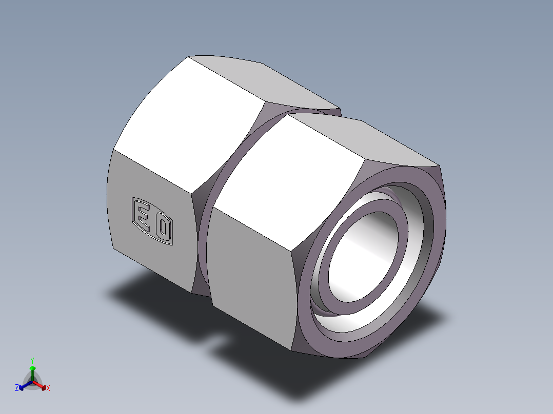 3C+3D 组合接头、3C-30正等轴测图