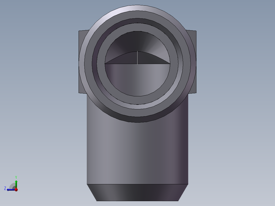 90度焊接接头、1DW9-36-25右视图
