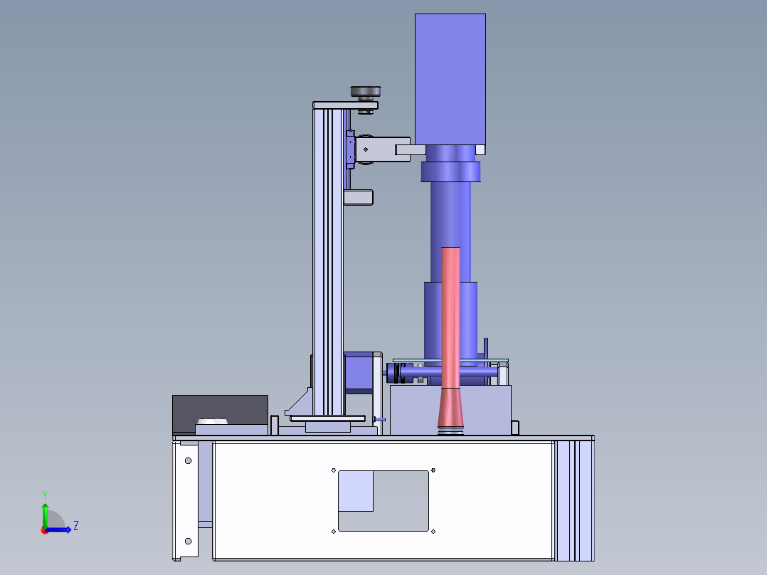 浸液线CCD检测机左视图
