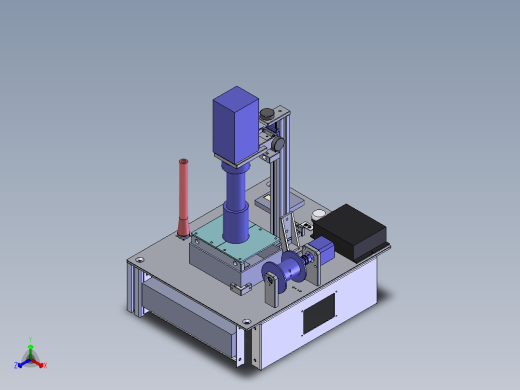 浸液线CCD检测机正等轴测缩略图