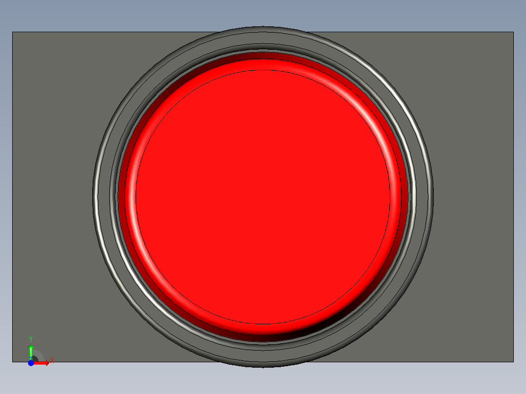 按钮开关前视图