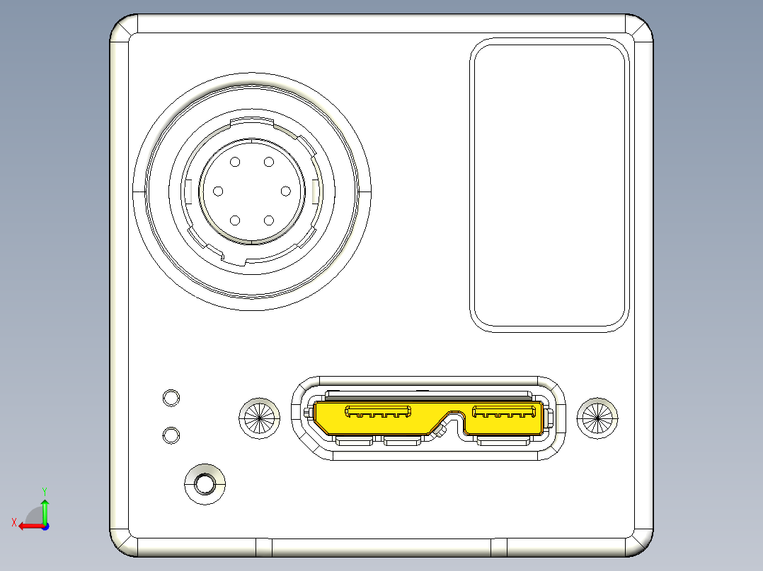 B2005315-拍摄高分辨率照片的相机模块后视图